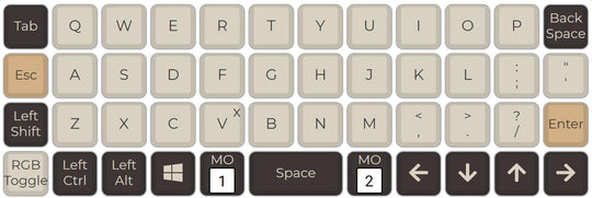 bm40 rgb 40% hot swap Custom Mechanical Keyboard PCB qmk underglow typ ...