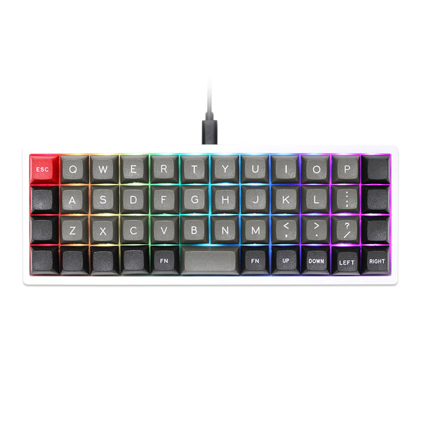 CSTC40 40 RGB 40% hot Swappable Mechanical Keyboard PCB Programmed VIA VIAL Firmware rgb switch underglow type c planck