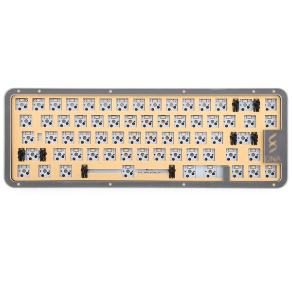 DNA65 65% Kit Custom Mechanical Keyboard Kit PCB CASE hot swappable switch support lighting effects with RGB switch led
