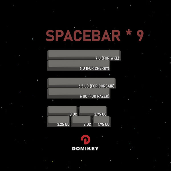 Domikey Astronaut Cherry Profile abs doubleshot keycap for mx stem keyboard poker 87 104 gh60 xd64 xd68 xd84 BM60 BM65 BM68 BM80