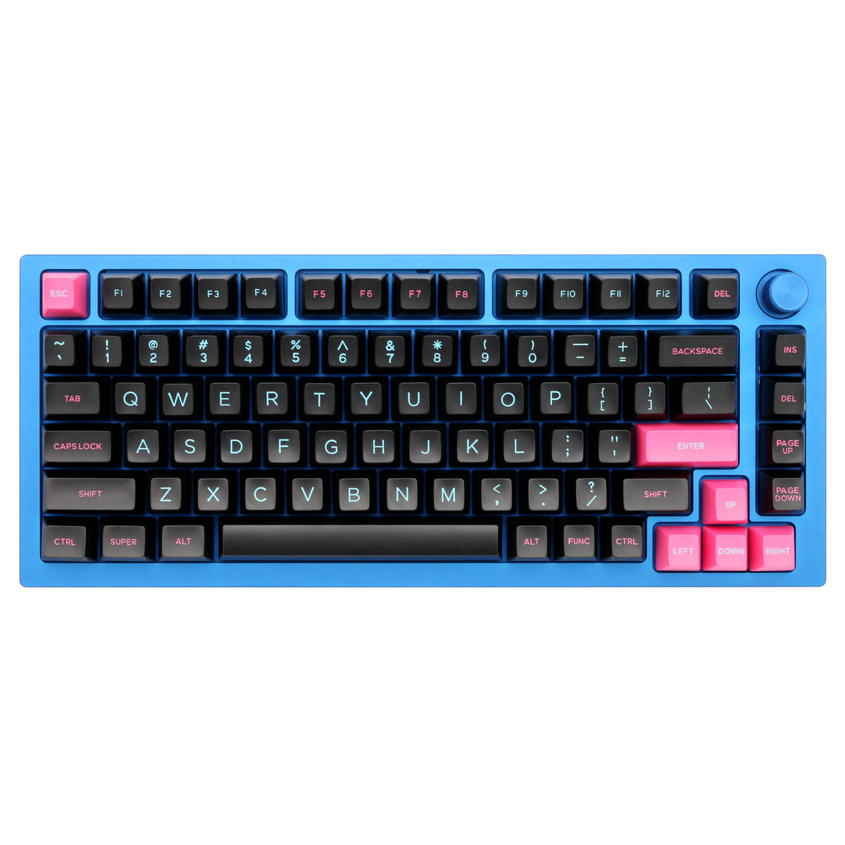 Domikey SA abs doubleshot keycap Miami Night for mx stem keyboard poke ...
