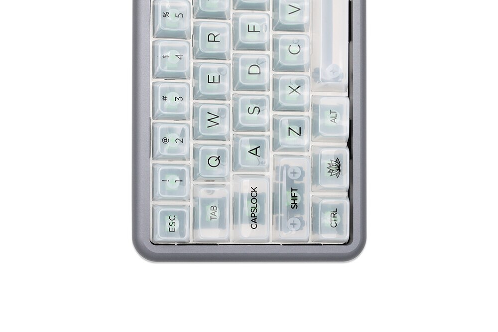GKs MDA Silk Screen Tech Keycap Set thick Transparent ABS for keyboard ...