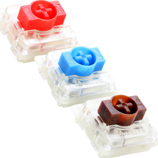 Gateron Low Profile Switch 2.0 Red Blue Brown 3 pins for ultra-slim ultimate mechanical keyboard air75 air60 K1 K3 K7