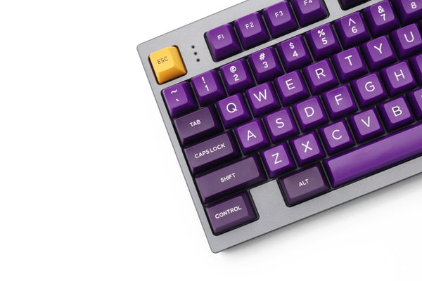 Domikey SA abs doubleshot keycap Gas Attack Purple Yellow mx stem