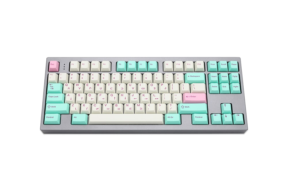 OG KEY Aerospace Cadet Dye Sub Keycap Set thick PBT for keyboard gh60 ...