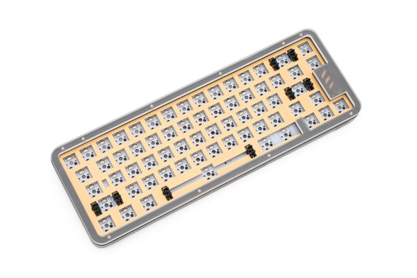 DNA65 65% Kit Custom Mechanical Keyboard Kit PCB CASE hot swappable switch support lighting effects with RGB switch led