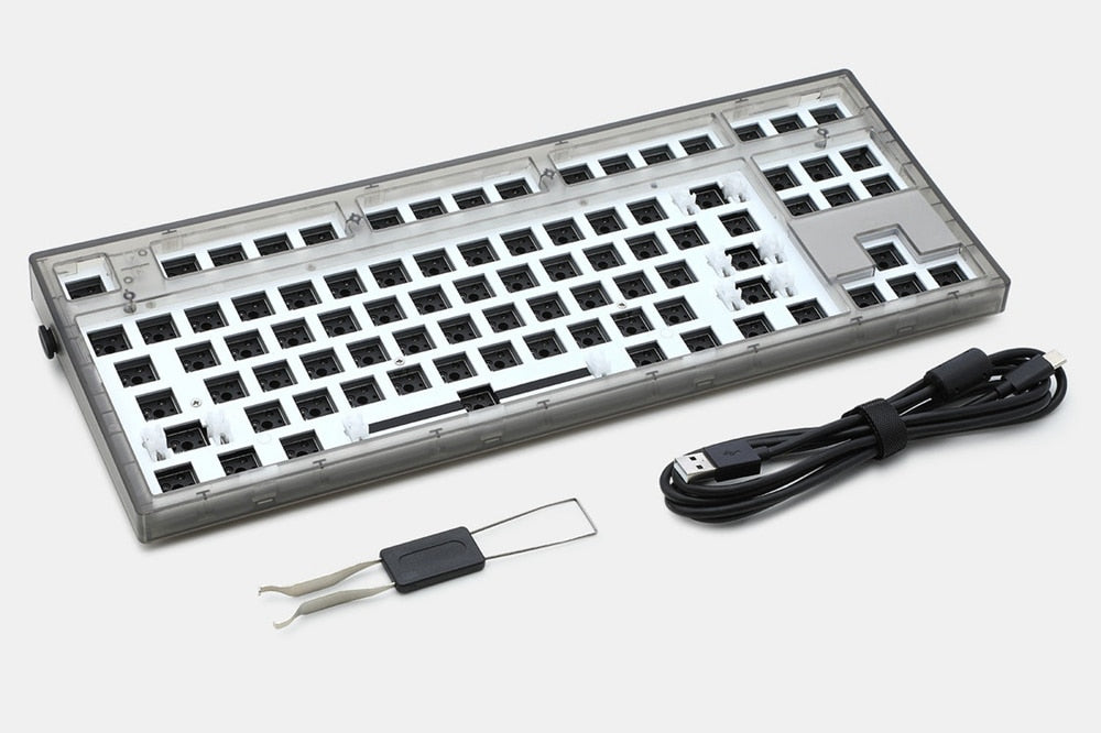 Flesports MK870 barebone Mechanical Keyboard Kit Full RGB Backlit LED