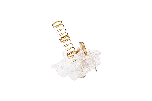 Candy Raindrop Switch RGB SMD Linear 60g Switches For Mechanical keyboard mx stem 3pin Gold Plated Spring transparent stem body
