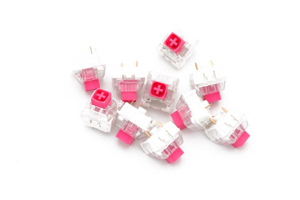 Novelkey Kailh Box Pink Switch RGB SMD pinks Clicky Dustproof Switch IP56 mx stem