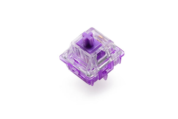 EVERGLIDE SWITCH Crystal purple mx stem 5pin 45g tactile 10 switch/pac