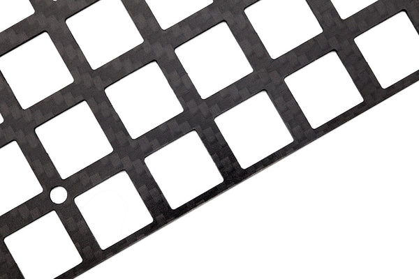 Carbon Fiber Plate 1.5mm thickness support  support split spacebar 3u spacebar xd75 xd84