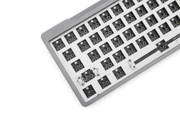 DOPOKEY 71 Mechanical Keyboard kit 71 key PCB CNC CASE hot swappable switch support lighting effects with RGB switch led type c