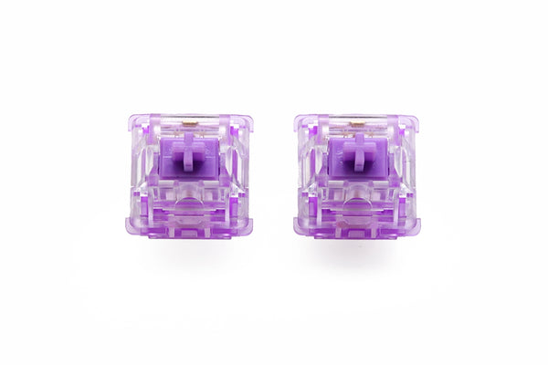 EVERGLIDE SWITCH Crystal purple mx stem 5pin 45g tactile 10 switch/pac