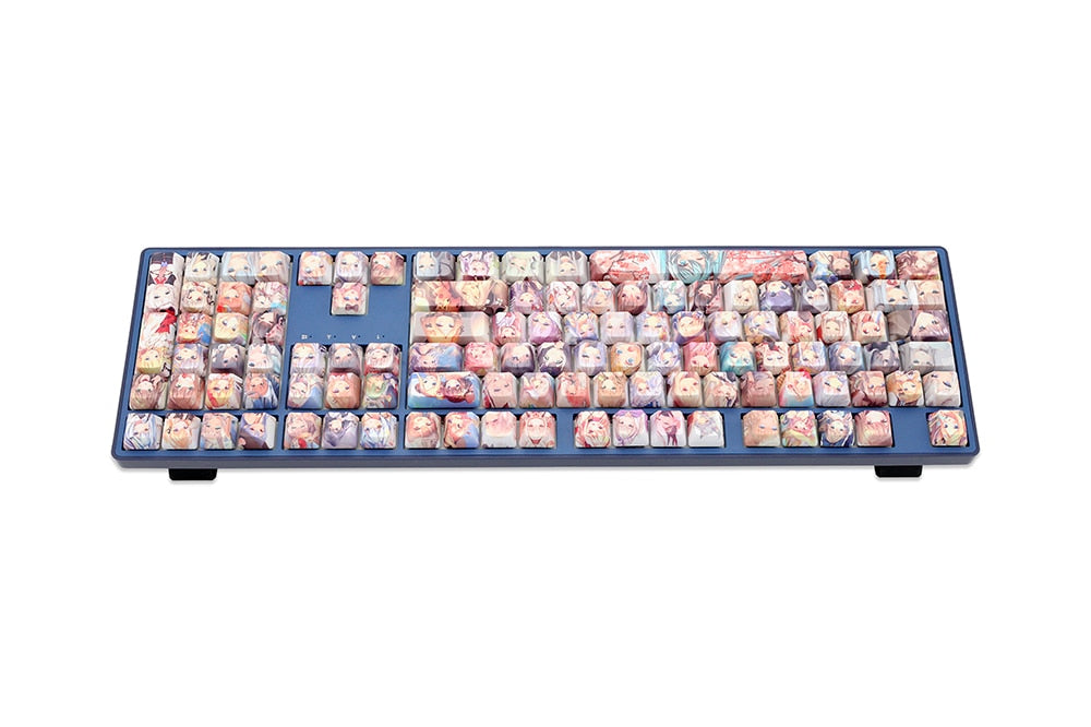 Keyboards  Personalized Keycap Anime Mechanical Keyboard Gaming  Decoration PBT Keyboard Custom Key Caps