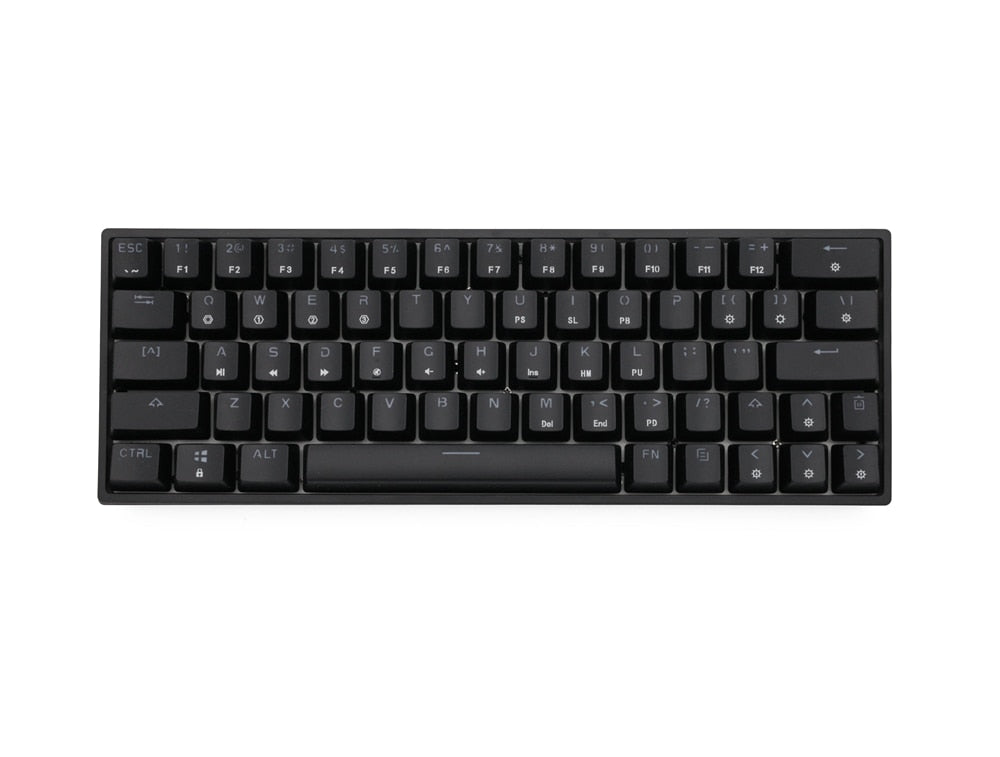 sk64 60% custom mechanical keyboard rgb optical switch leds hot