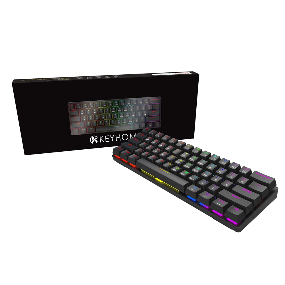 Dierya DK-63 60% Mechanical Gaming Keyboard with Blue Switches