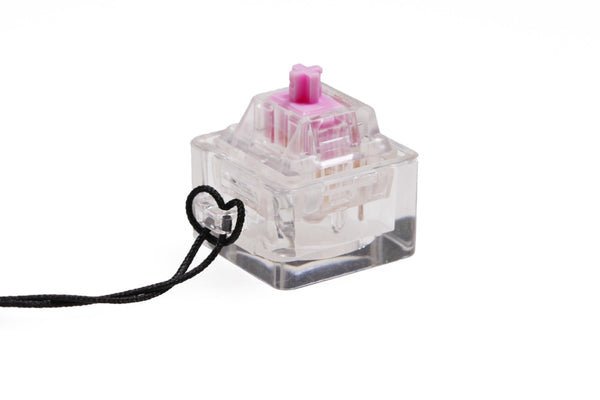 ABS Plastic Switch Tester Base with Clear Blank Keycap for switch for EVERGLIDE Cherry Gateron Kailh TTC Candy Durock