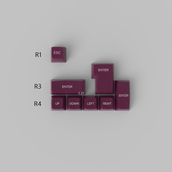 Domikey SA abs doubleshot keycap set Mobius SA profile for mx stem keyboard poker 87 104 gh60 xd64 xd68 xd84 xd96 xd75 xd87