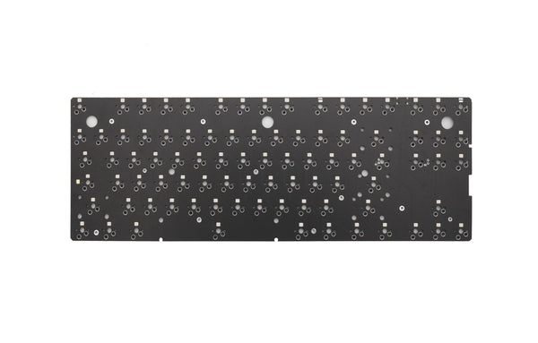 bm80rgb bm80 rgb 80% hot swappable Custom Mechanical Keyboard PCB programmed VIA firmware full rgb switch underglow type c