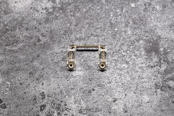 Everglide Transparent Gold Plated Pcb screw-in Stabilizer for Custom Mechanical Keyboard