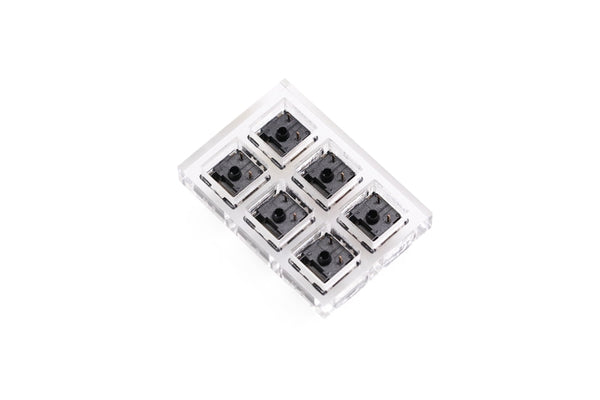 Acrylic Switch Tester 3X2 Gateron Black Crystal SWITCH for Mechanical Keyboard pre lubed Brown Yellow Silent Red Silver Blue