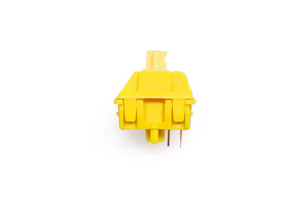 Gateron CAP Gold Switch V2 Extras 5pin RGB Linear 63g mx stem switch for mechanical keyboard 50m Gold Yellow with Acrylic Base Case