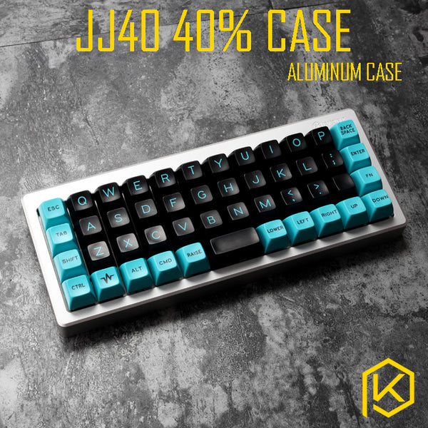 Anodized Aluminium case for jj40 40% custom keyboard acrylic panels acrylic diffuser jj40 Rotary brace supporter for planck - KPrepublic