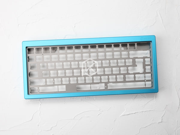 Anodized Aluminium case for eepw84 xd84 custom keyboard tempered glass panels diffuser can support Rotary brace supporter - KPrepublic