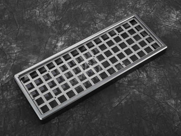 Anodized Aluminium Case For XD75Re AM 60% Custom Keyboard tempered glass Diffuser - KPrepublic