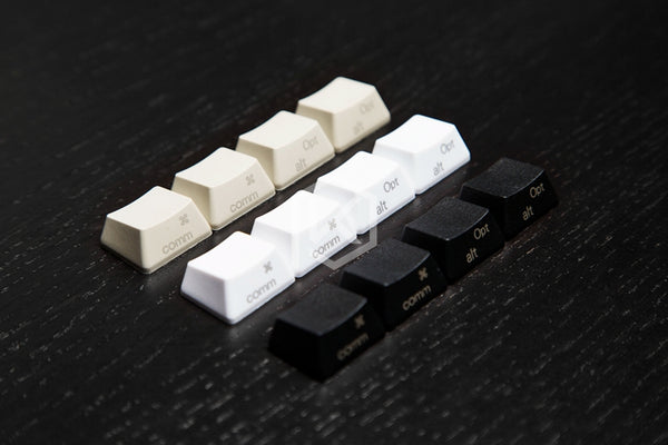 PBT laser Keycaps mac Keys in OEM Profile With Cherry MX Stems command option