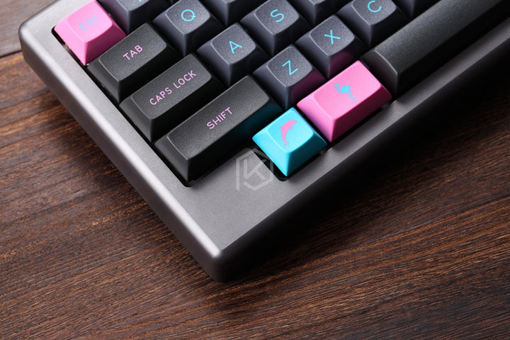 Xd64 Keyboard XD64 XD60 60% HHKB Layout Aluminium Case With the tempered glass diffu ...