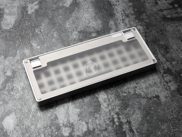 Anodized Aluminium case for jj40 40% custom keyboard acrylic panels acrylic diffuser jj40 Rotary brace supporter for planck - KPrepublic