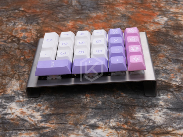 stainless steel bent case for cospad xd24 20% mechanical keyboard custom keyboard acrylic diffuser - KPrepublic