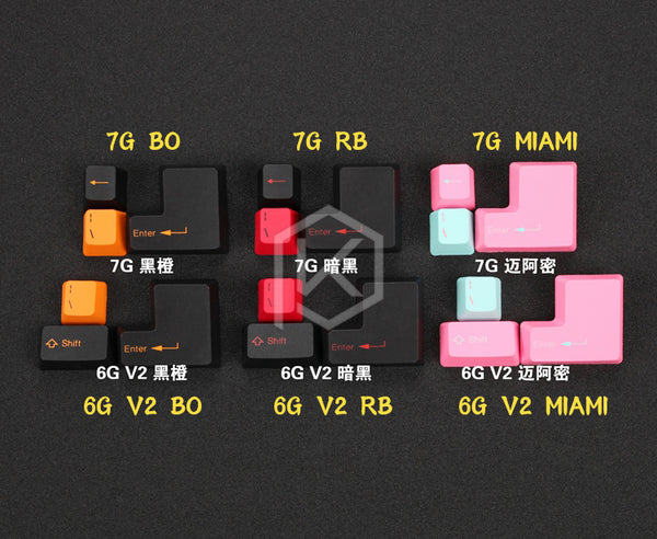 taihao pbt double shot keycaps modifier for mechanical keyboard steelseries 6g v2 7g miami diablo black orange red big ass enter