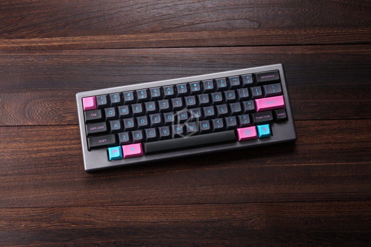 Xd64 Keyboard XD64 XD60 60% HHKB Layout Aluminium Case With the tempered glass diffu ...