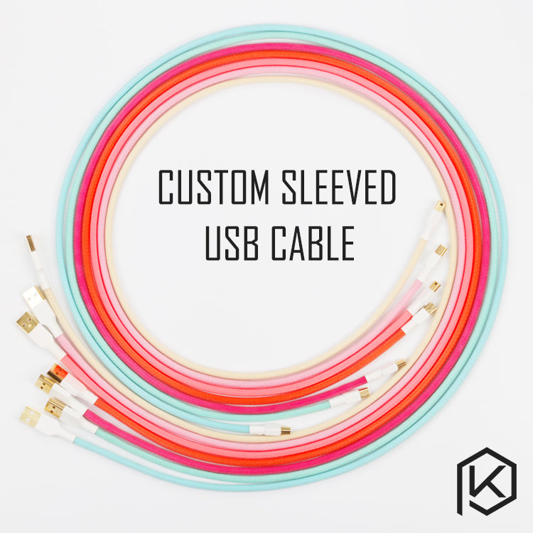 Custom Sleeved Mini USB Cable