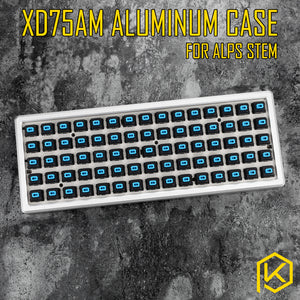 xd75 Anodized Aluminium case for alps matias xd75am tempered glass diffuser - KPrepublic