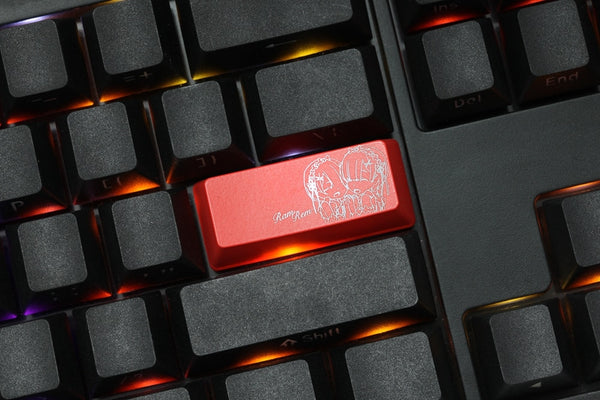 Novelty Shine Through ABS enter Keycap Etched Re:Life in a different world from zero Ram Rem