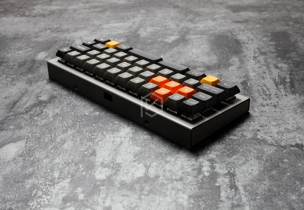 stainless steel enclosed case for daisy 40% custom keyboard upper and lower case mechanical keyboard case - KPrepublic