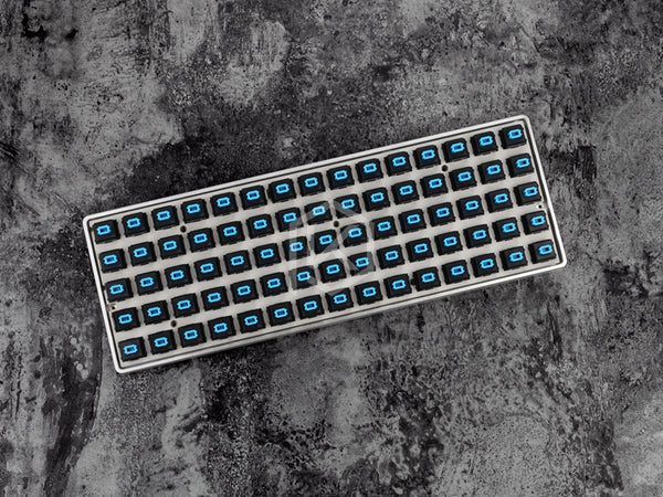 alps stainless steel plate for xd75am xd75 60% custom keyboard Mechanical Keyboard Plate support xd75am alps matias switch stem - KPrepublic