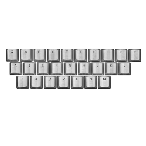 teamwolf stainless steel MX Keycap silver color metal keycap for mechanical keyboard gaming key alpha light through back lit