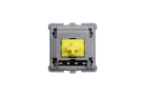 DUROCK POM T1 Sunflower Tactile Keyboard Switch Pre-Lubed 67g Mechanical Key Switches Unique Keyswitch 5 Pin Yellow Grey 5pin