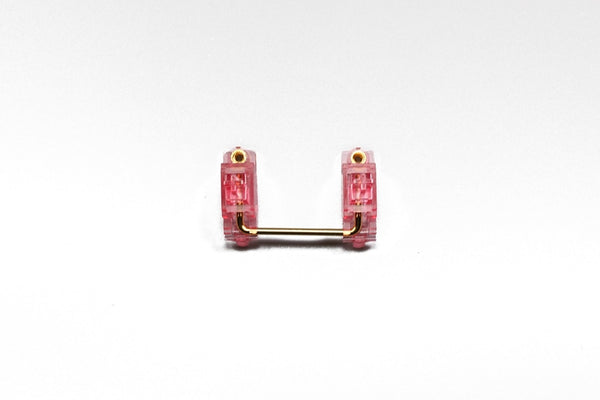 Everglide Pink Transparent Gold Plated Pcb screw in Stabilizer