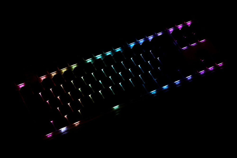 Flesports MK870 barebone Mechanical Keyboard Kit Full RGB Backlit LED