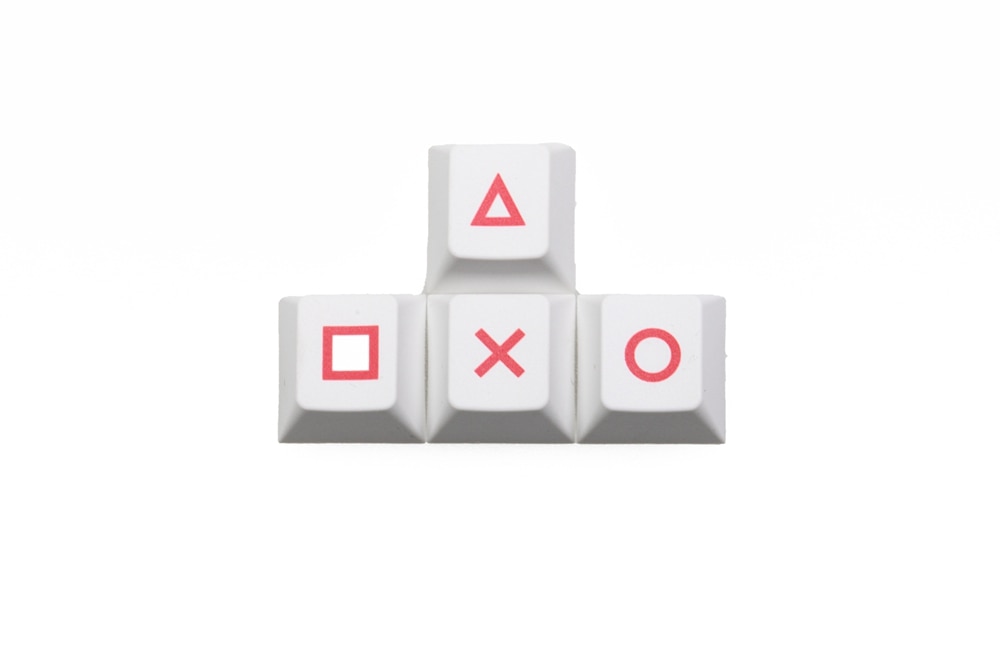 Novelty cherry profile Dye Sub pbt keycap ps4 button Dye Sub Tech r4 r ...