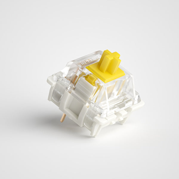 Gateron Pro Custom Switch 3pin RGB linear Yellow Red 45g 50g force mx clone switch for mechanical keyboard 50m Pre Lubed
