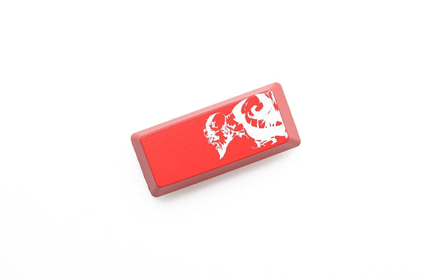 Novelty Shine Through Keycaps ABS  Etched black red enter God Of War Kratos oem profile