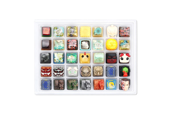 [only box]evil box V2 7 x 5 acrylic keycaps box keyboard sa gmk oem cherry dsa xda keycaps box For Keycap Set Stock Collection