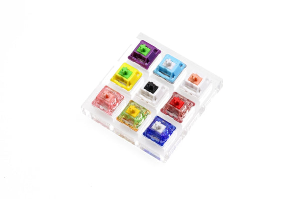 Acrylic Switch Tester 9 LCET SWITCH for Mechanical Keyboard Joker pink White Black Queen blue Grace Sprout Pink Sweet Heart