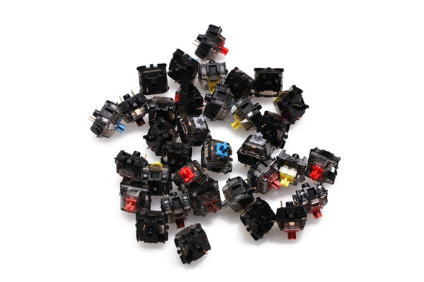 Gateron CAP Black Crystal Switch V2 3pin SMD RGB mx stem switch for mechanical keyboard pre lubed Brown Yellow Silent Red Silver